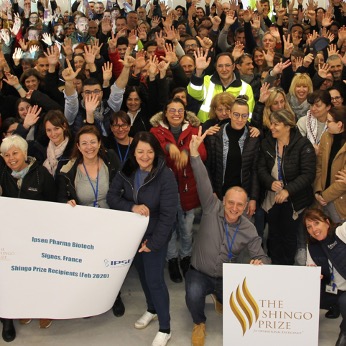 Ipsen's Signes production site has received the Shingo (Gold) Award